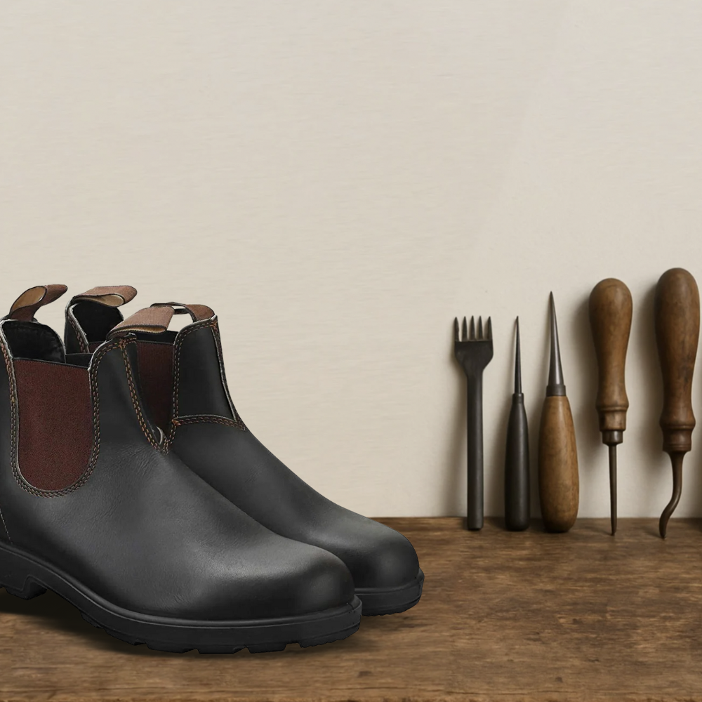 Brantell | Robuster Chelsea-Arbeitsstiefel aus Echtleder