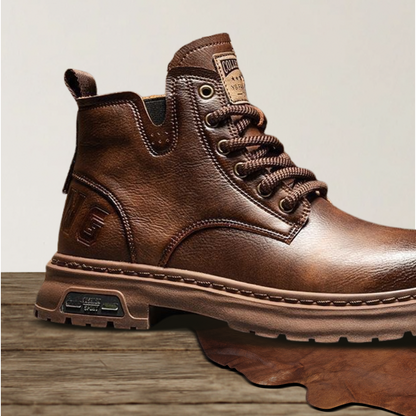 Brantell | Coole Schnürstiefel mit Seitenreißverschluss für Männer