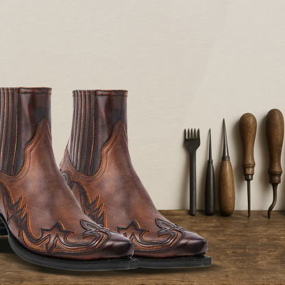 Brantell | Klassische niedrig geschnittene Cowboystiefel