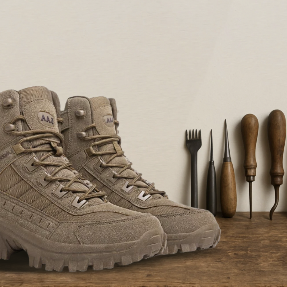 Brantell | Herren stoßdämpfende, rutschfeste Militärstiefel