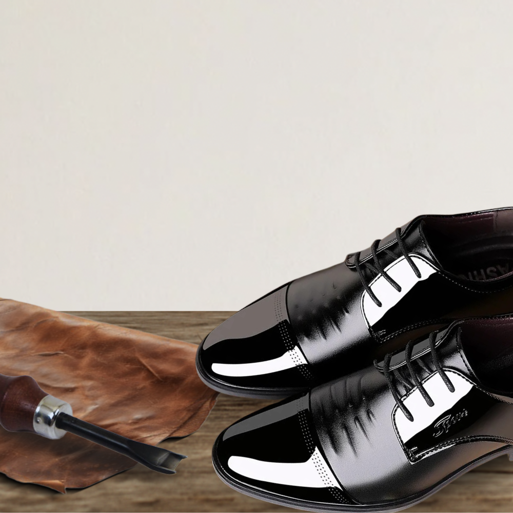 Brantell | Eleganter Herren-Schnürschuh aus Lacklederoptik