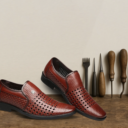 Brantell | Herren Sommer Slipper aus Echtleder