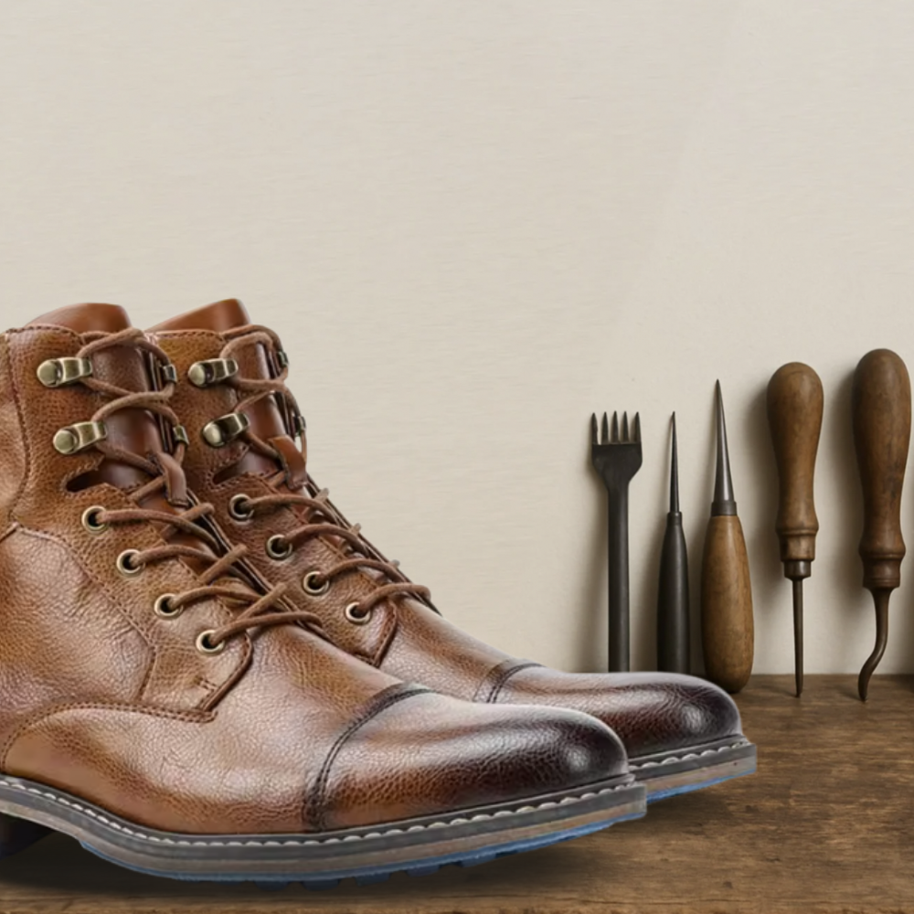 Brantell | Herren Retro Bequemer Frühling Militärische Stiefel