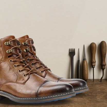 Brantell | Herren Retro Bequemer Frühling Militärische Stiefel