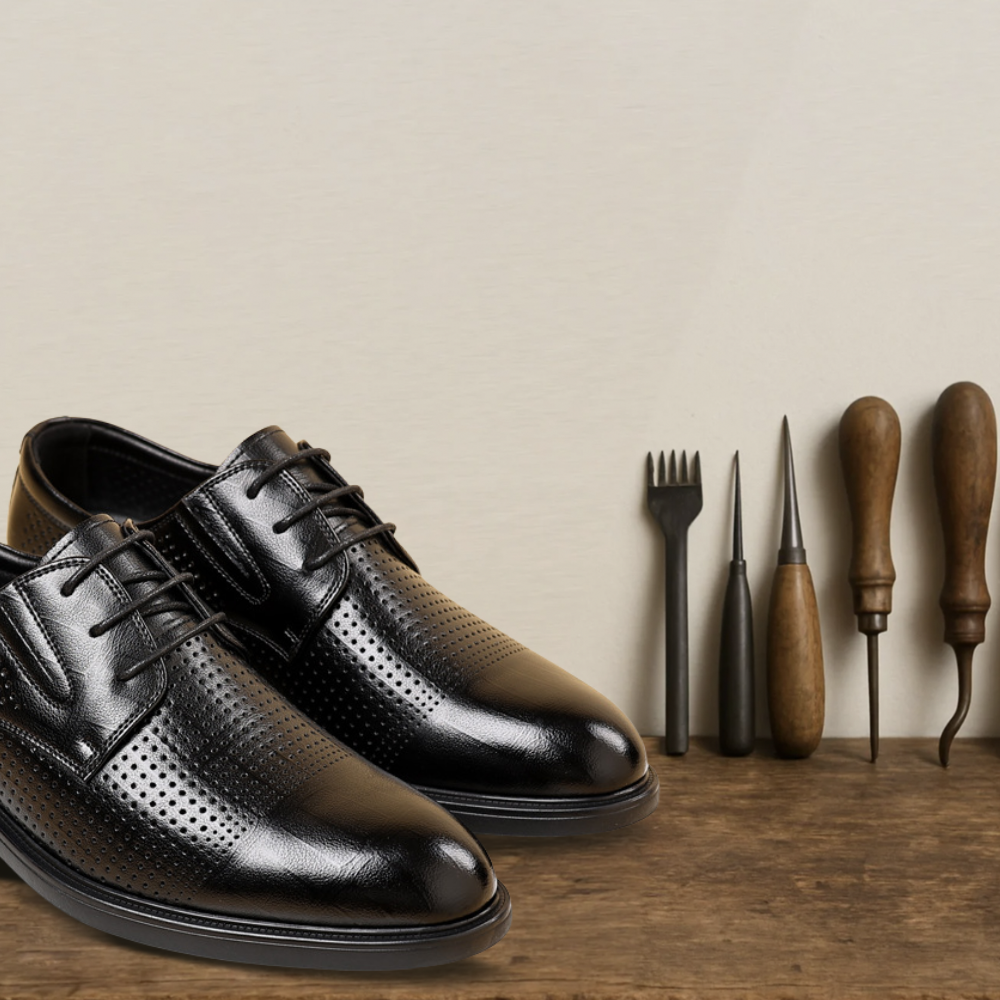 Brantell | Eleganter Herren-Derby aus Echtleder – Atmungsaktiv & Business-tauglich