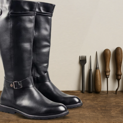 Brantell | Herren Reitstil-Stiefel mit Schnallen-Detail