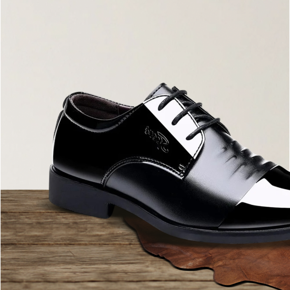 Brantell | Eleganter Herren-Schnürschuh aus Lacklederoptik