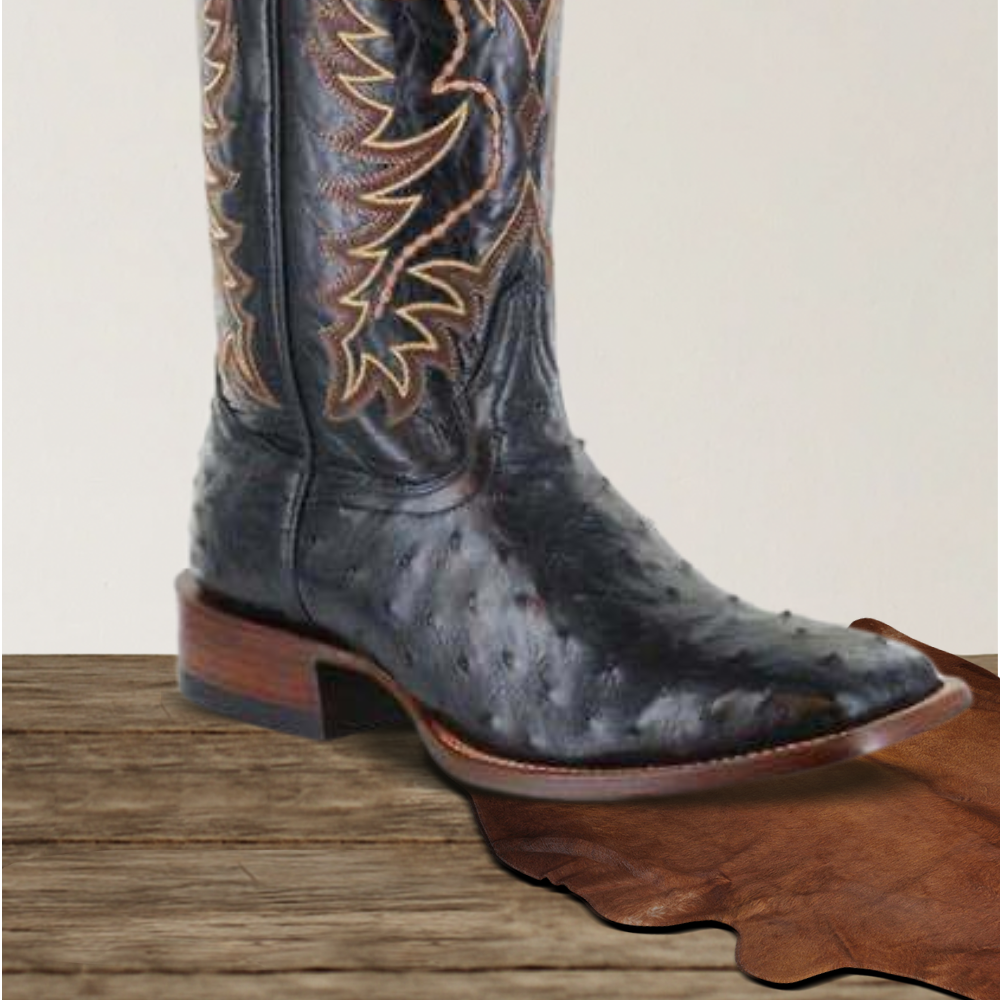 Brantell | Mid-calf Embroidered Leather Boots