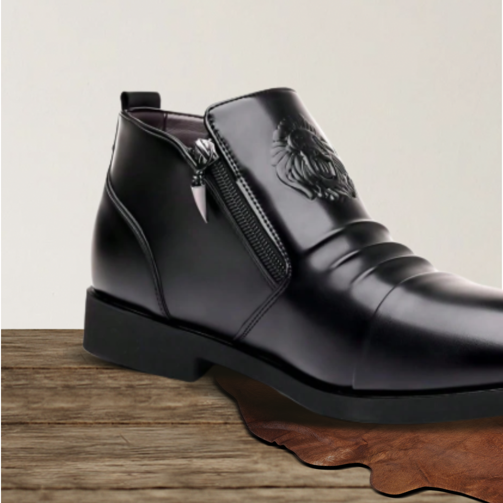 Brantell | Hochwertige Lederstiefel Reißverschluss Lederschuhe