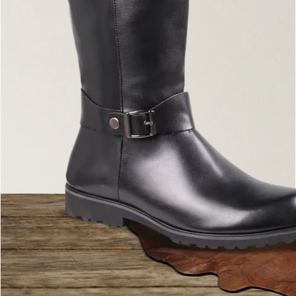 Brantell | Herren Reitstil-Stiefel mit Schnallen-Detail