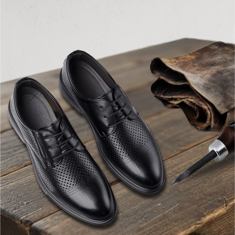 Brantell | Eleganter Herren-Derby aus Echtleder – Atmungsaktiv & Business-tauglich