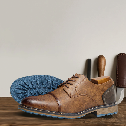Brantell | Große Größen Herrenschuhe mit fester Farbe