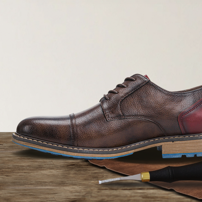 Brantell | Große Größen Herrenschuhe mit fester Farbe