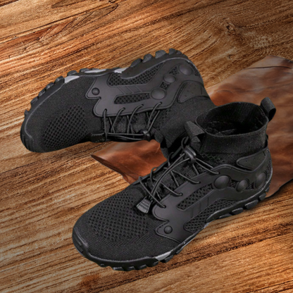 Brantell | Bequeme, rutschfeste Schnürschuhe Militärschuhe
