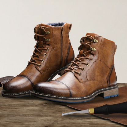 Brantell | Herren Retro Bequemer Frühling Militärische Stiefel