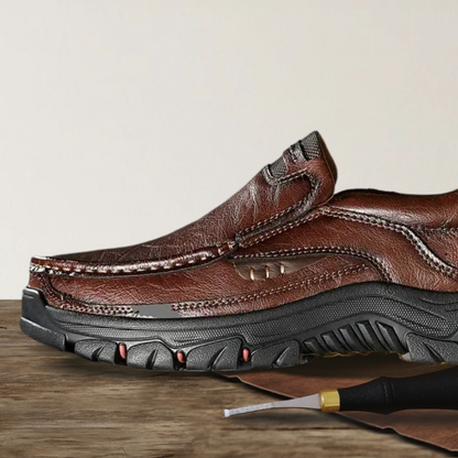 Brantell | Modische Loafers mit Nähten für Männer