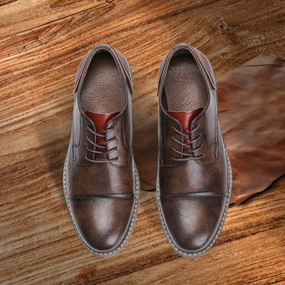 Brantell | Große Größen Herrenschuhe mit fester Farbe