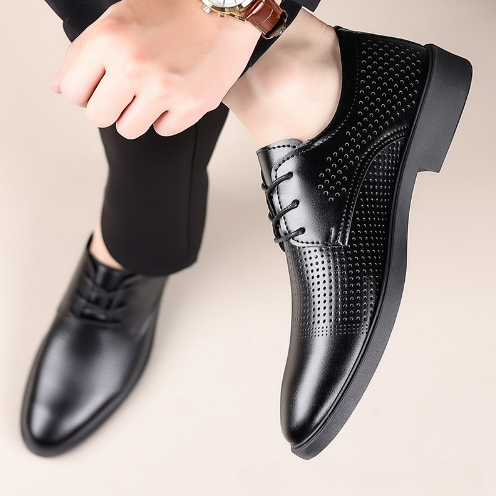 Brantell | Eleganter Herren-Derby aus Echtleder – Atmungsaktiv & Business-tauglich