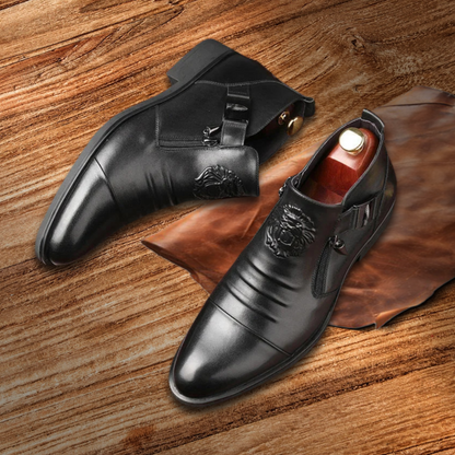 Brantell | Hochwertige Lederstiefel Reißverschluss Lederschuhe