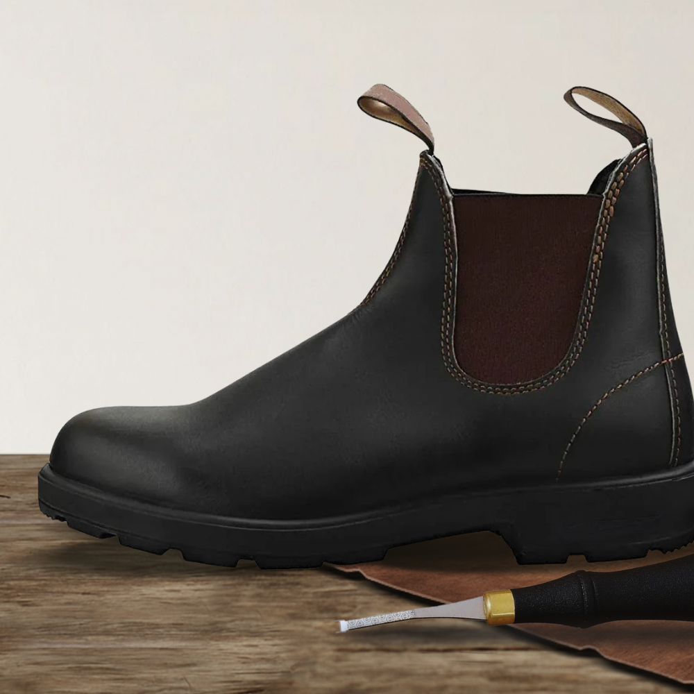 Brantell | Robuster Chelsea-Arbeitsstiefel aus Echtleder