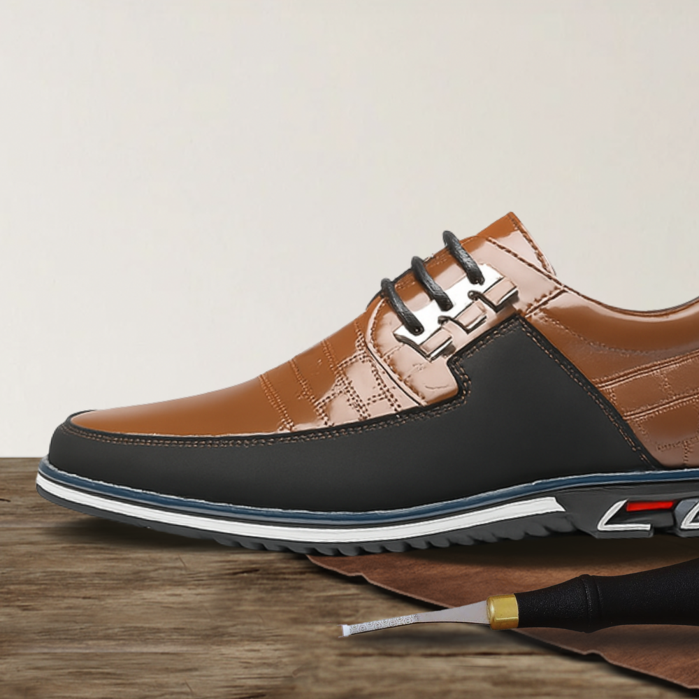 Brantell | Schuhe aus strukturiertem Glattleder für Männer