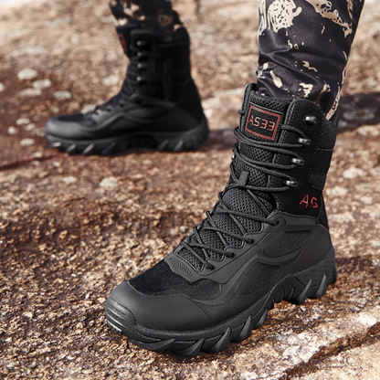 Brantell | Männer stoßdämpfende Gummisohle Militärstiefel