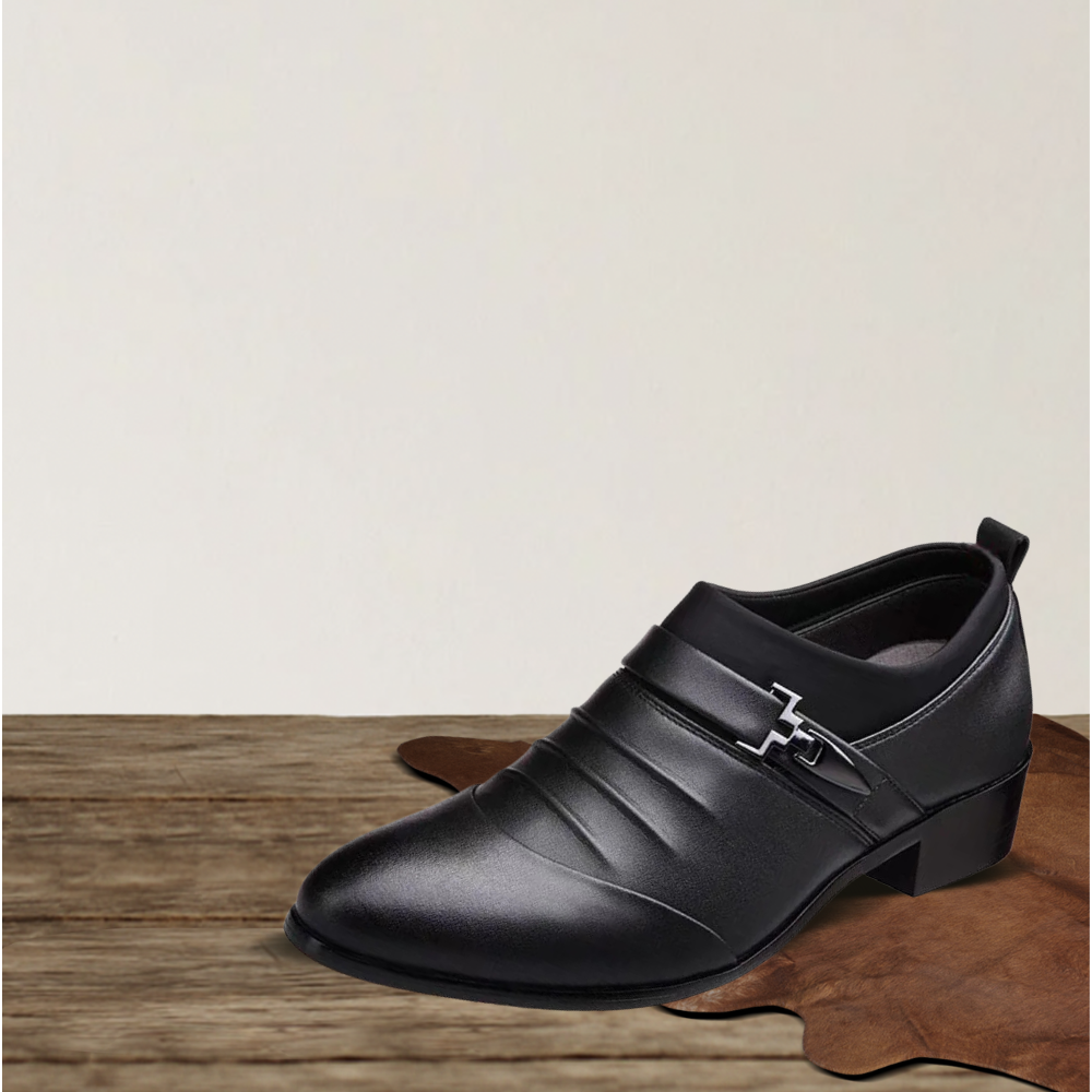 Brantell | Elegante Herren Lederschuhe – Business & Freizeit Halbschuhe mit Absatz