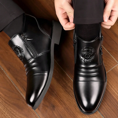 Brantell | Hochwertige Lederstiefel Reißverschluss Lederschuhe