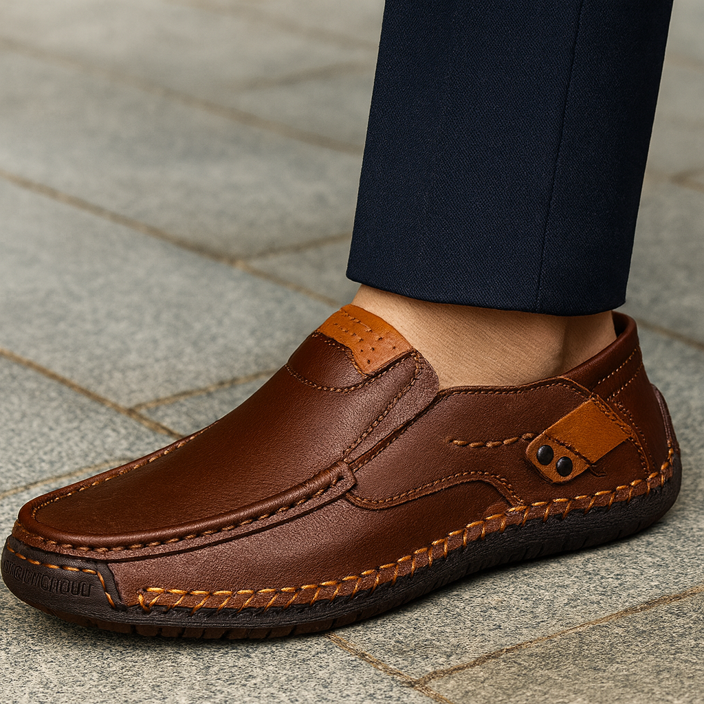 Brantell | Leichtgewichtige Slip-on Runde Zehe Schuhe