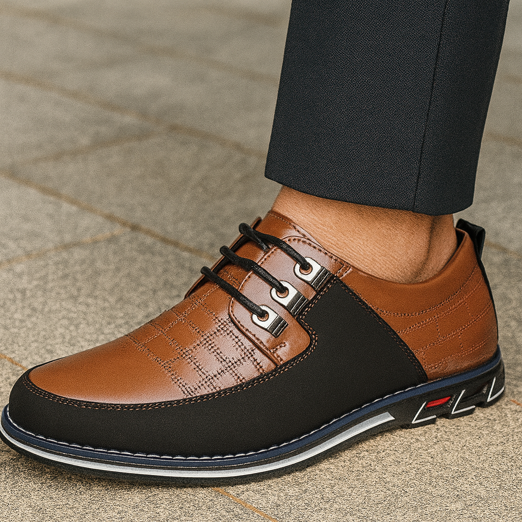 Brantell | Schuhe aus strukturiertem Glattleder für Männer