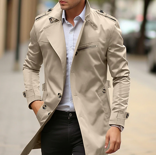BRANTELL | Eleganter Klassischer Herren-Trenchcoat