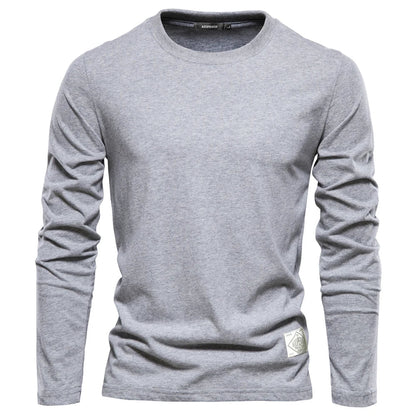 BRANTELL | Basic Longsleeve Herren für den Frühling